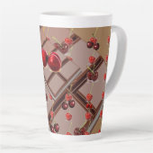 Tasse Latte Chocolat aux cerises Brown (Angle droit)