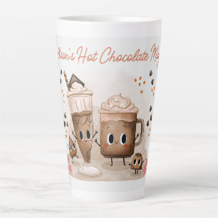 Tasse Latte Chocolat Chaud Personnalisé Mignon 