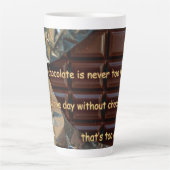 Tasse Latte chocolat dur... (Devant)