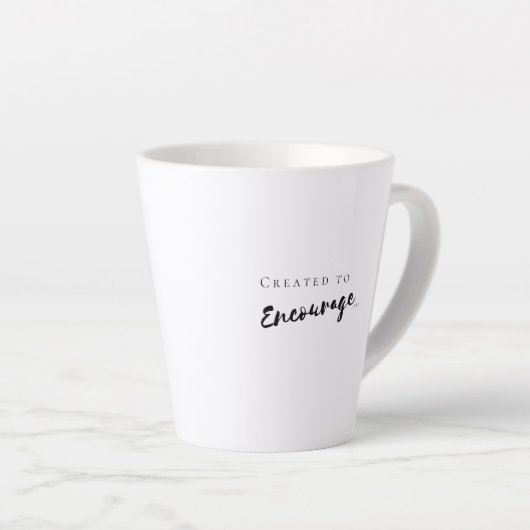 Tasse Latte Choisir la Musique de Paix (Angle droit)