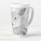 Tasse Latte Chouette (Angle droit)