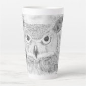 Tasse Latte Chouette (Devant)
