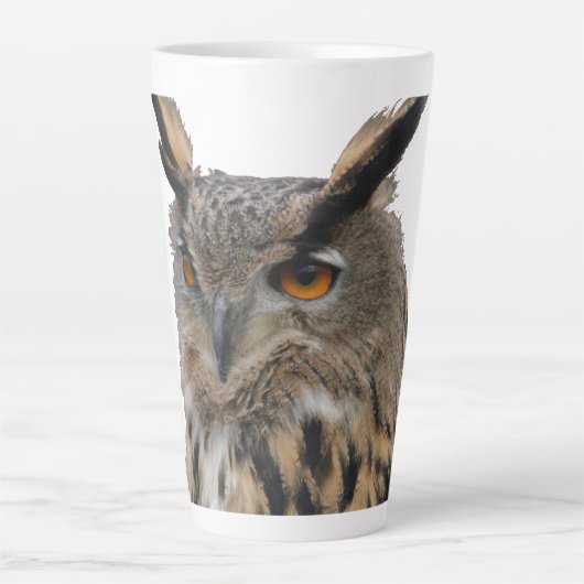 Tasse Latte Chouette (Devant)