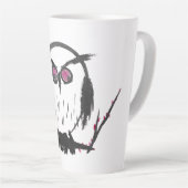Tasse Latte Chouette chinoise (Angle droit)
