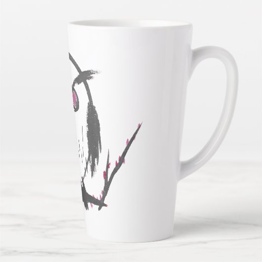 Tasse Latte Chouette chinoise (Droite)