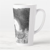 Tasse Latte Chouette en vol (Droite)