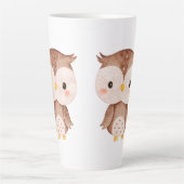 Tasse Latte Chouette mignonne (Devant)