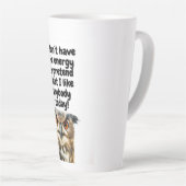 Tasse Latte Chouette sarcastique (Angle droit)