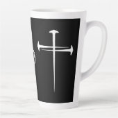 Tasse Latte Christian SAVED avec 3 Croix à ongles (Droite)