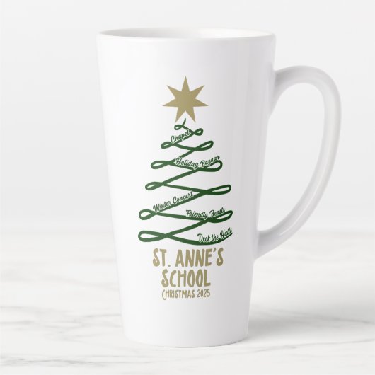 Tasse Latte Christmas 2025 (Droite)