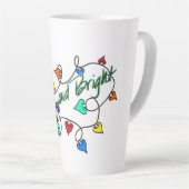 Tasse Latte Christmas lights (Angle droit)