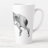 Tasse Latte Christmas Nap, Pit Mix Peace (Droite)