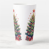Tasse Latte Christmas, New Year, Santa Claus (Devant)