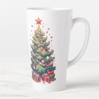 Tasse Latte Christmas, New Year, Santa Claus