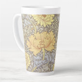 Tasse Latte Chrysanthème Fleurs de Mère de William Morris (Angle gauche)