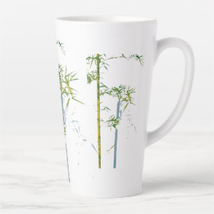 Tasse Latte Chuchotements de bambou, Croissance fracturée, Tig
