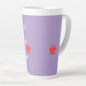 Tasse Latte Chug A Lug Lavande   (Angle droit)