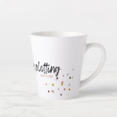 Tasse Latte Chut... Je complote : la salope de l'écrivain (Droite)