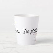 Tasse Latte Chut... Je complote : la salope de l'écrivain (Devant)