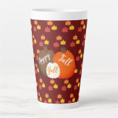 Tasse Latte Chute/automne/tôle citrouille (Devant)