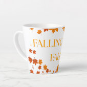 Tasse Latte Chute de l'automne (Angle gauche)