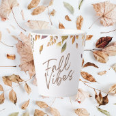 Tasse Latte Chute des vitres d'automne Feuilles