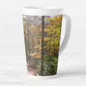 Tasse Latte Chute Sunlit dans le parc national de Laurel Hill (Angle droit)