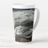 Tasse Latte Chutes d'Ohiopyle en Pennsylvanie (Angle droit)