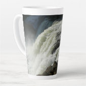 Tasse Latte Chutes d'Ohiopyle en Pennsylvanie (Angle gauche)