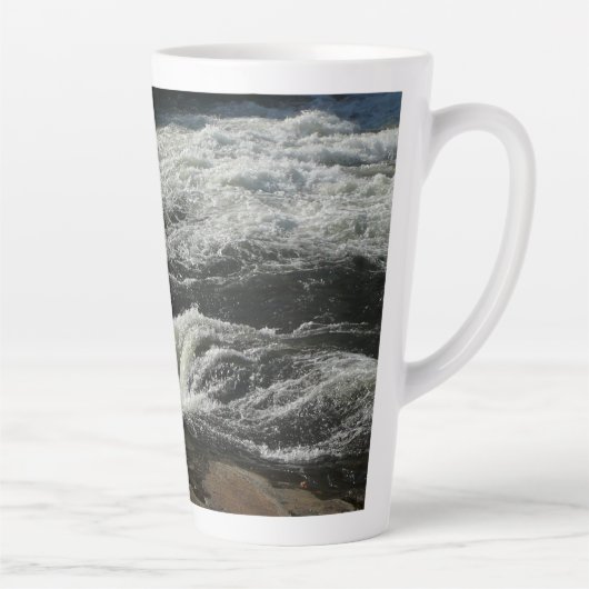 Tasse Latte Chutes d'Ohiopyle en Pennsylvanie (Droite)