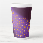 Tasse Latte Ciel nocturne d'automne et Ciel nocturne Rose (Devant)