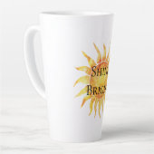 Tasse Latte Ciel Soleil Brille Clair (Angle gauche)