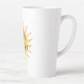 Tasse Latte Ciel Soleil Brille Clair (Droite)