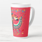 Tasse Latte Cinco colorwave rouge vif (Angle droit)