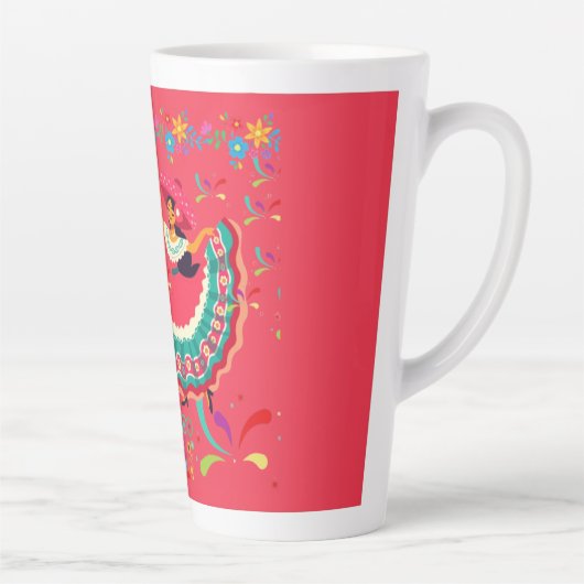Tasse Latte Cinco colorwave rouge vif (Droite)