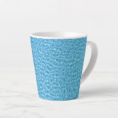 Tasse Latte Citation amusante de la piscine (Angle droit)