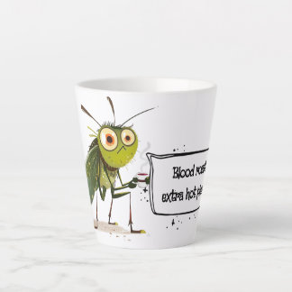 Tasse Latte Citation de café drôle et originale sur un moustiq