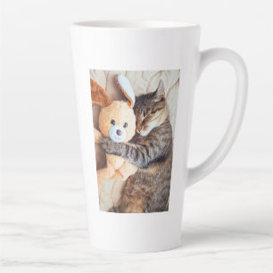 Tasse Latte Citation de chat mignon Tout ce dont vous avez bes