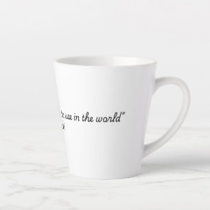 Tasse Latte Citation de Gandhi (Citations pour la collection L