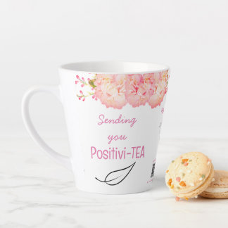Tasse Latte Citation de la Coupe de Thé Positivi-TEA | Boutiqu