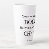 Tasse Latte Citation de livre (Devant)