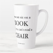 Tasse Latte Citation de livre (Droite)