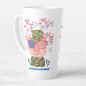 Tasse Latte citation de porc (Angle gauche)