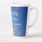 Tasse Latte Citation de Stars romantiques Cummings (Droite)