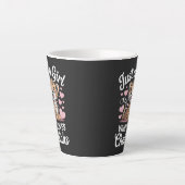 Tasse Latte Citation drôle de guépard (Devant)