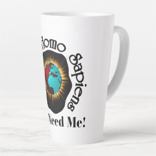 Tasse Latte Citation du Jour des terres Terre vers Sapiens Hom