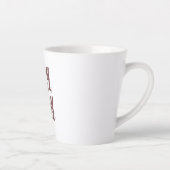 Tasse Latte Citation Inspirante de Bonté avec un Ours Douillet (Droite)