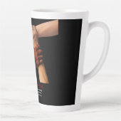 Tasse Latte Citation Inspirationnelle Motivationnelle (Droite)