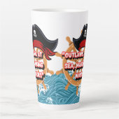 Tasse Latte citation pirate (Devant)