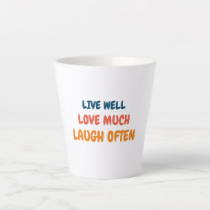 Tasse Latte citation positive amusante inspirant vie d'amour d